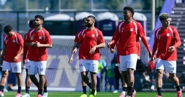 منتخب مصر يختتم تدريباته استعدادا لمواجهة بلجيكا