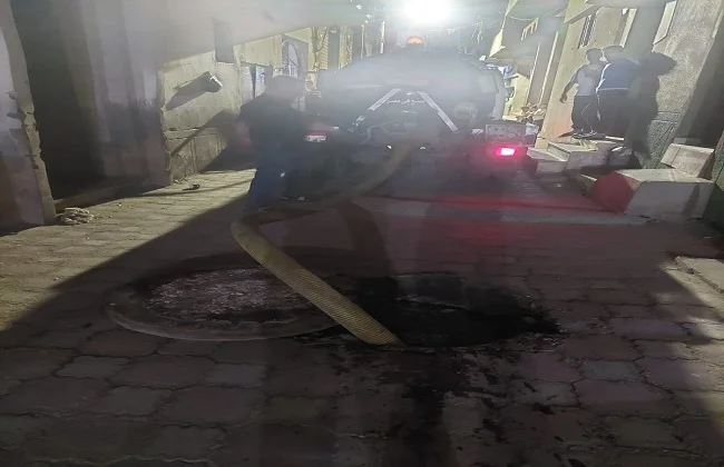 تدخل عاجل لحل مشكلات الصرف الصحي في ميت حبيش البحرية