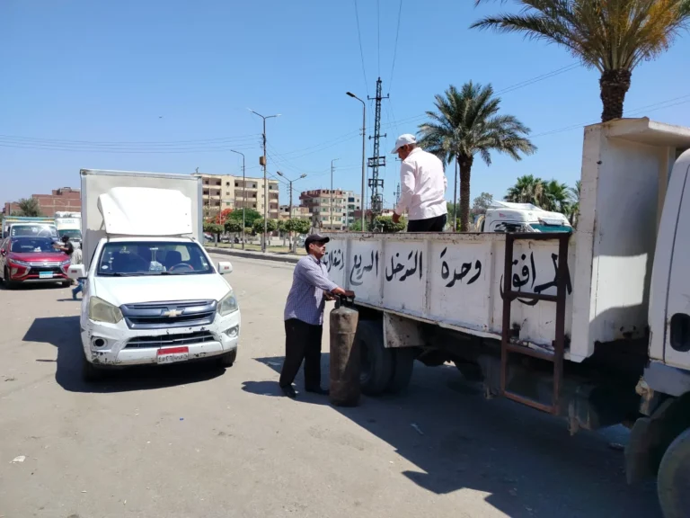 حملة لإزالة الإشغالات في بلبيس