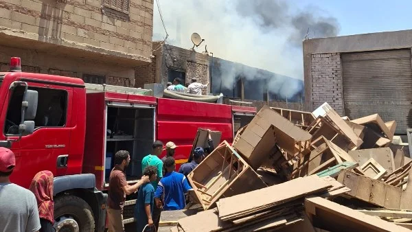 السيطرة على حريق بمزرعة دواجن في القليوبية