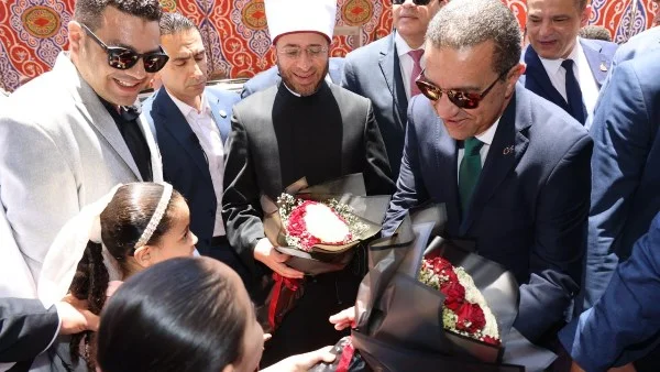 افتتاح المسجد القبلي بمنشأة سلطان في المنوفية
