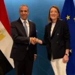 وزير الخارجية يلتقي رئيسة البرلمان الأوروبي في بروكسل