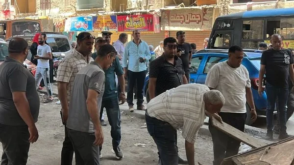 إزالة الإشغالات المخالفة في بولاق الدكرور