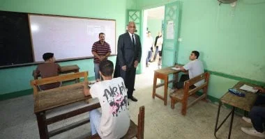 محافظ كفر الشيخ يتفقد لجان امتحانات الثانوية الأزهرية