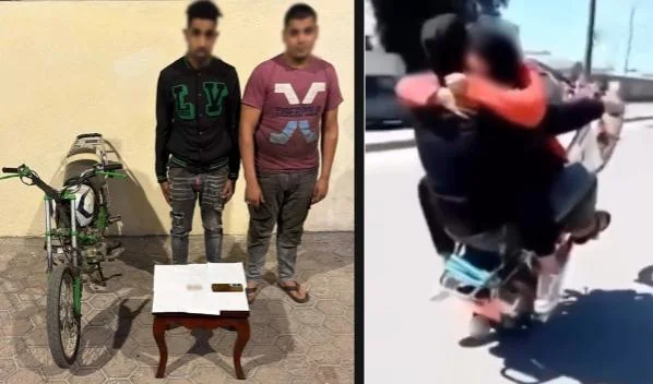ضبط متهمين بسبب لقطات متهورة بدراجة نارية بالإسكندرية
