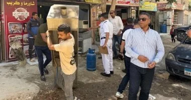 تشميع 6 محال غير مرخصة في هضبة الأهرام