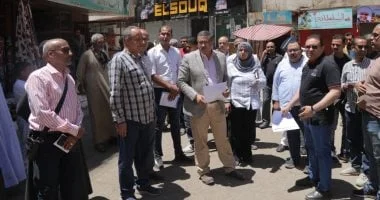 جولة ميدانية لمحافظ قنا في نجع حمادي