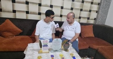تفوق طالب مكفوف بالإسماعيلية وحلمه في الدعوة الإسلامية
