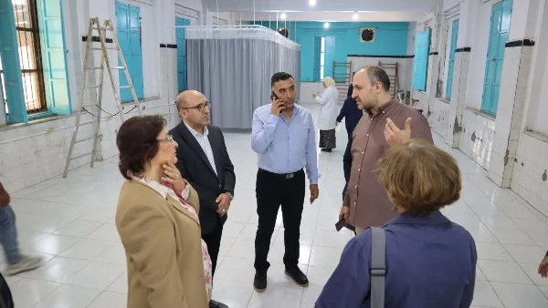 زيارة وفد حقوق الإنسان لمستشفى الخانكة للصحة النفسية