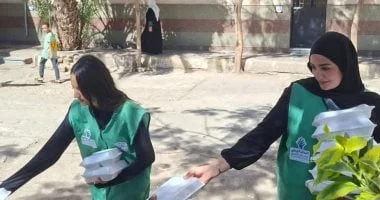 توزيع 4 آلاف وجبة جاهزة بالبحيرة