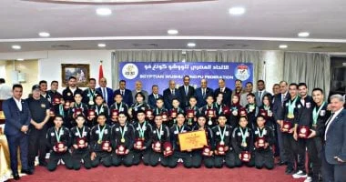 تكريم أبطال الووشو كونغ فو بعد إنجاز بطولة العالم