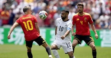 صلاح يتحدث عن الموجات الحارة في مباراة بلجيكا