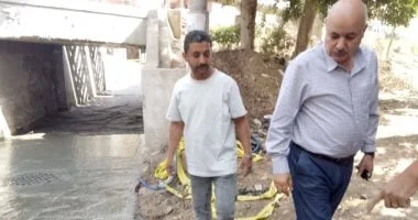 تطوير كوبرى الممر في أبو حماد لتحسين البنية التحتية