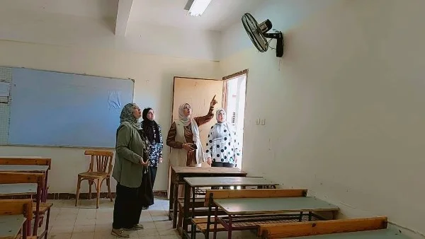 فحص صلاحية مراوح لجان امتحانات الثانوية العامة