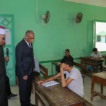 محافظ كفر الشيخ يتفقد امتحانات الثانوية الأزهرية