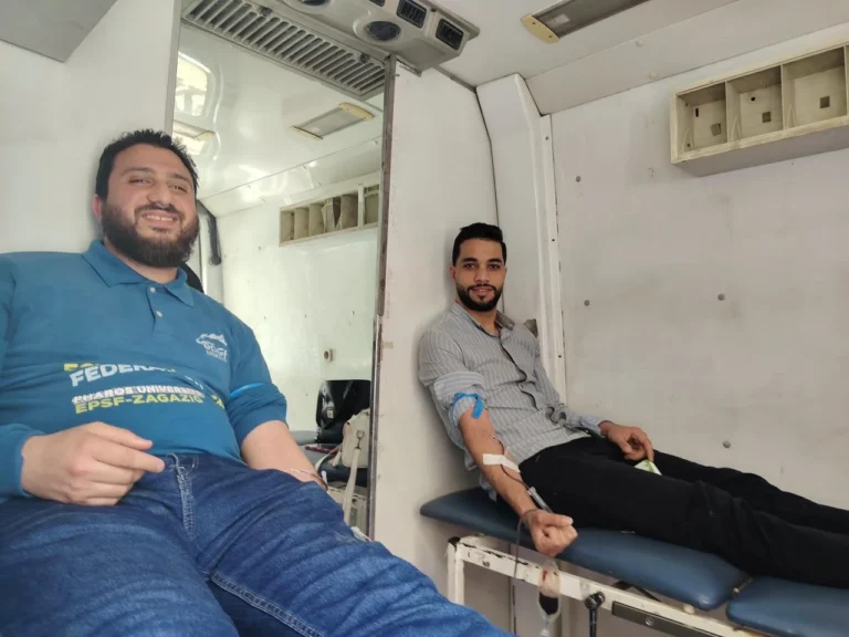 استعدادات احتفالية اليوم العالمي للتبرع بالدم في الأقصر