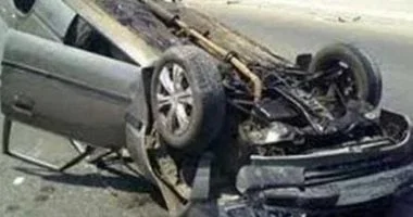 حادث انقلاب سيارة يودي بحياة 4 أشخاص في المنيا