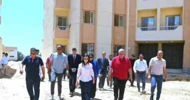جولة محافظ البحيرة في مشروعات حوش عيسى