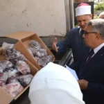 استلام الدفعة السابعة من لحوم صكوك الأضاحي بالدقهلية