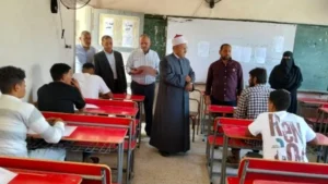 متابعة امتحانات الثانوية الأزهرية بالقصاصين