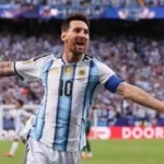 الأرجنتين تتفوق على الجزائر بهدف ميسي في الشوط الأول