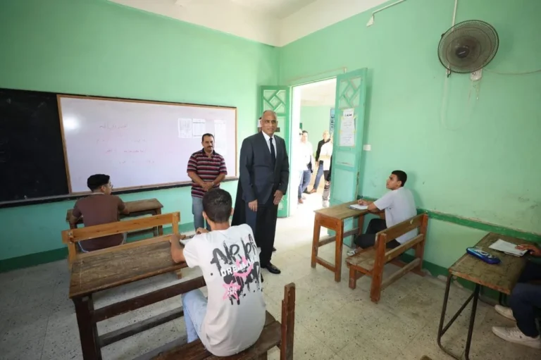 انتظام امتحانات الثانوية الأزهرية في كفر الشيخ