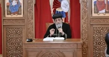 البابا تواضروس يلقي العظة الأسبوعية بالإسكندرية