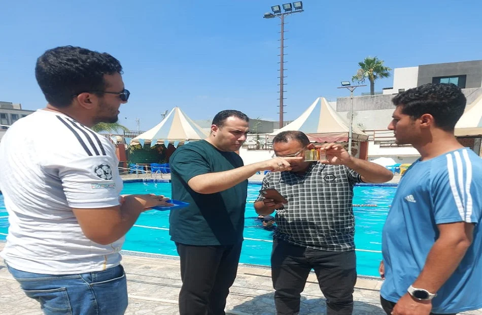 مراقبة التزام نادي كفر الشيخ بعوامل الأمن والسلامة