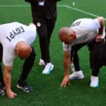 منتخب مصر يتفقد ملعب مرسيدس بنز قبل مواجهة الأرجنتين