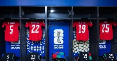غرفة ملابس منتخب مصر قبل مواجهة الأرجنتين