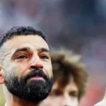 اجتماع محمد صلاح بلاعبي منتخب مصر بعد الخروج من كأس العالم