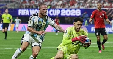 شوبير يتألق في مباراة مصر والأرجنتين بكأس العالم 2026