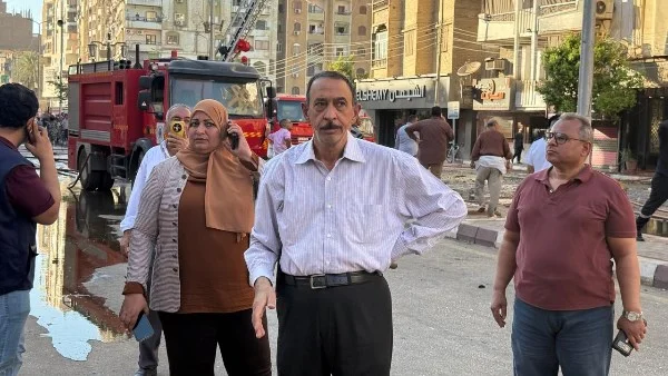 السيطرة على حريق برج معهد الاتصالات بسوهاج