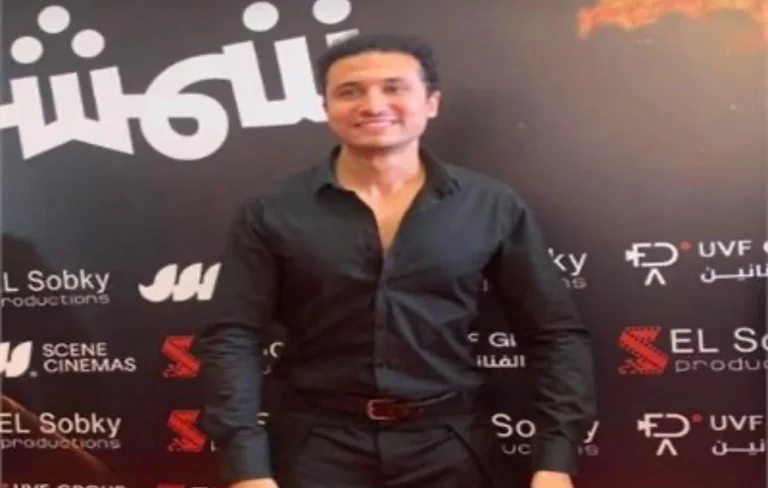مصطفى عماد في العرض الخاص لفيلم "شمشون ودليلة"