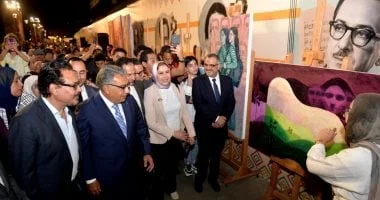 افتتاح ممشى البهجة بالمنصورة ضمن مهرجان المسرح القومي