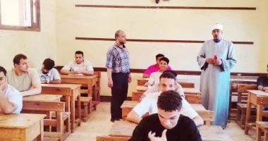 ختام ماراثون امتحانات الشهادة الثانوية الأزهرية في الجيزة