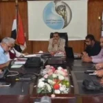متابعة مشروع الصرف الصحي المتكامل بالأقصر