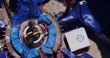 تركيب وعاء ضغط المفاعل النووي بمحطة الضبعة