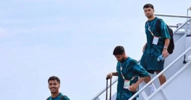 وصول بعثة منتخب مصر إلى القاهرة بعد المشاركة في كأس العالم