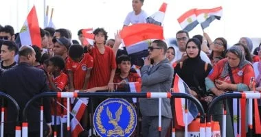 جماهير مصر تحتفل بعودة المنتخب من مونديال 2026