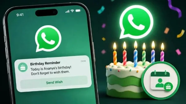 واتساب يطور ميزة لتذكير المستخدمين بأعياد الميلاد