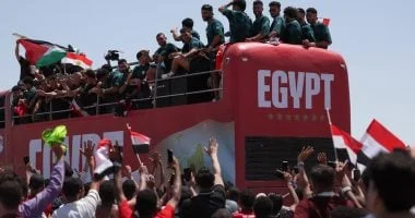 كاف يحتفي بمنتخب مصر بعد إنجاز المونديال