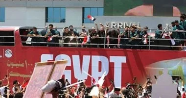 استقبال الأبطال لمنتخب مصر بعد كأس العالم 2026