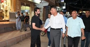 جولة ليلية لمحافظ جنوب سيناء في طور سيناء