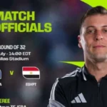 حكام مباراة مصر وأستراليا في كأس العالم 2023