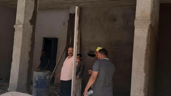 وقف أعمال مخالفات بناء في عرابيا