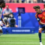 لامين يامال يفوز بجائزة أفضل لاعب أمام بلجيكا