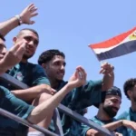 استقبال جماهيري غير مسبوق لمنتخب مصر