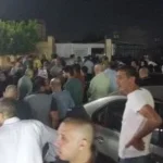 تشييع جثماني سيدة وطفلتها في دمياط