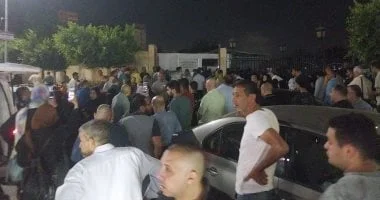 تشييع جثماني سيدة وطفلتها في دمياط